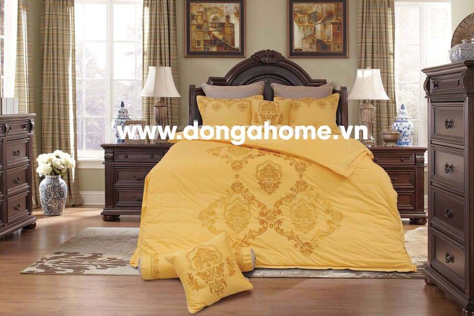 Chăn ga xám bạc cho người mệnh Kim