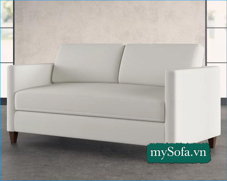 Ghế sofa màu be thiết kế nhỏ gọn cho chung cư