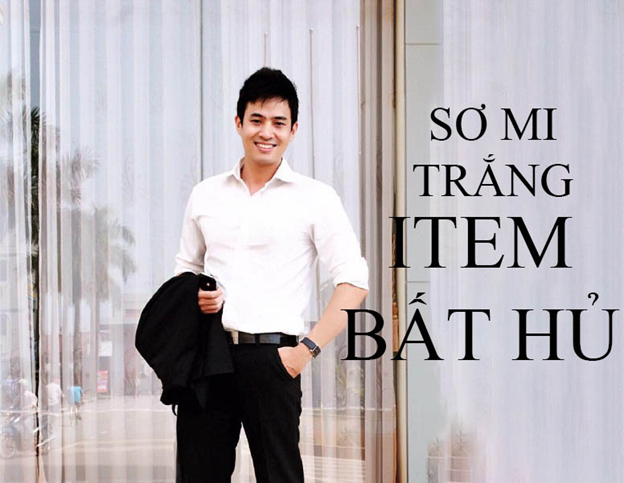 Áo sơ mi trắng lịch sự
