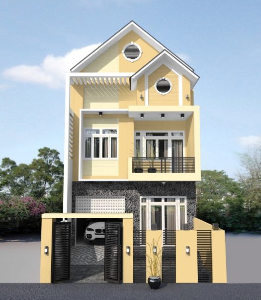 Sơn cửa chính hợp mệnh Thổ