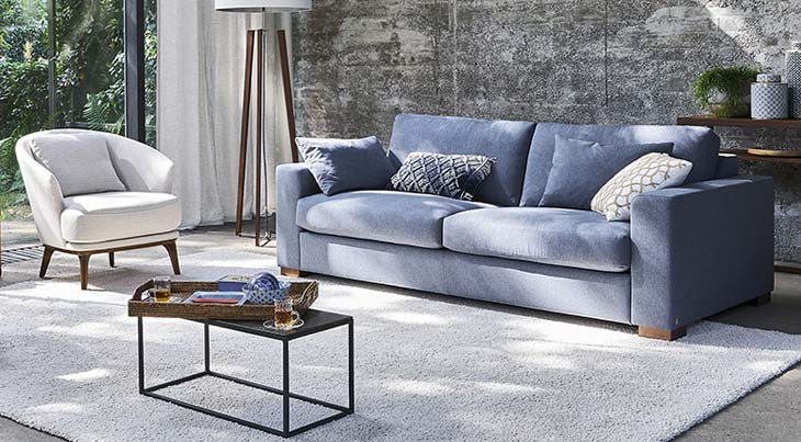 Sofa phong thủy màu cam cho người sinh năm 1995