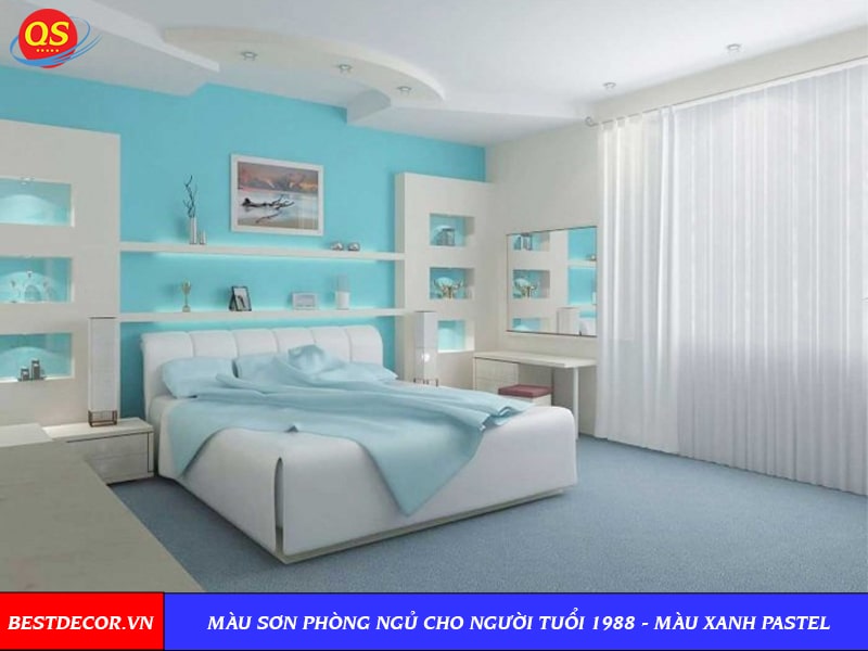 Màu xanh dương hợp phong thủy