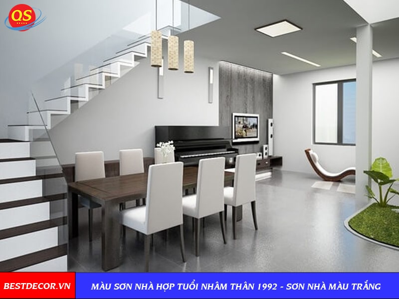 Sơn nhà màu vàng hợp mệnh Kim