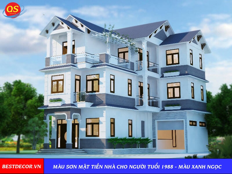 Tránh màu sơn trắng cho người mệnh Mộc