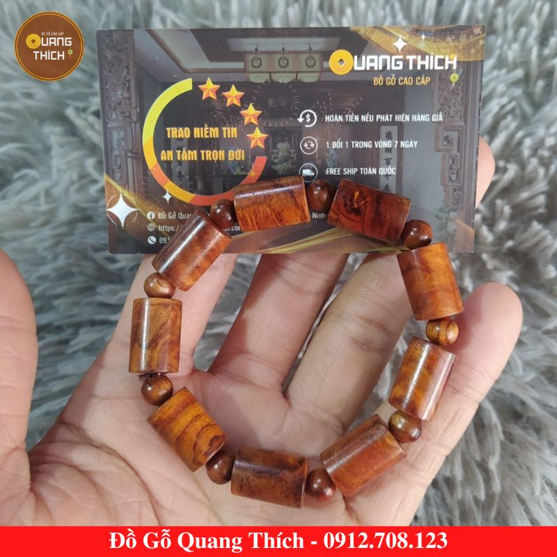 Vòng gỗ sưa đỏ