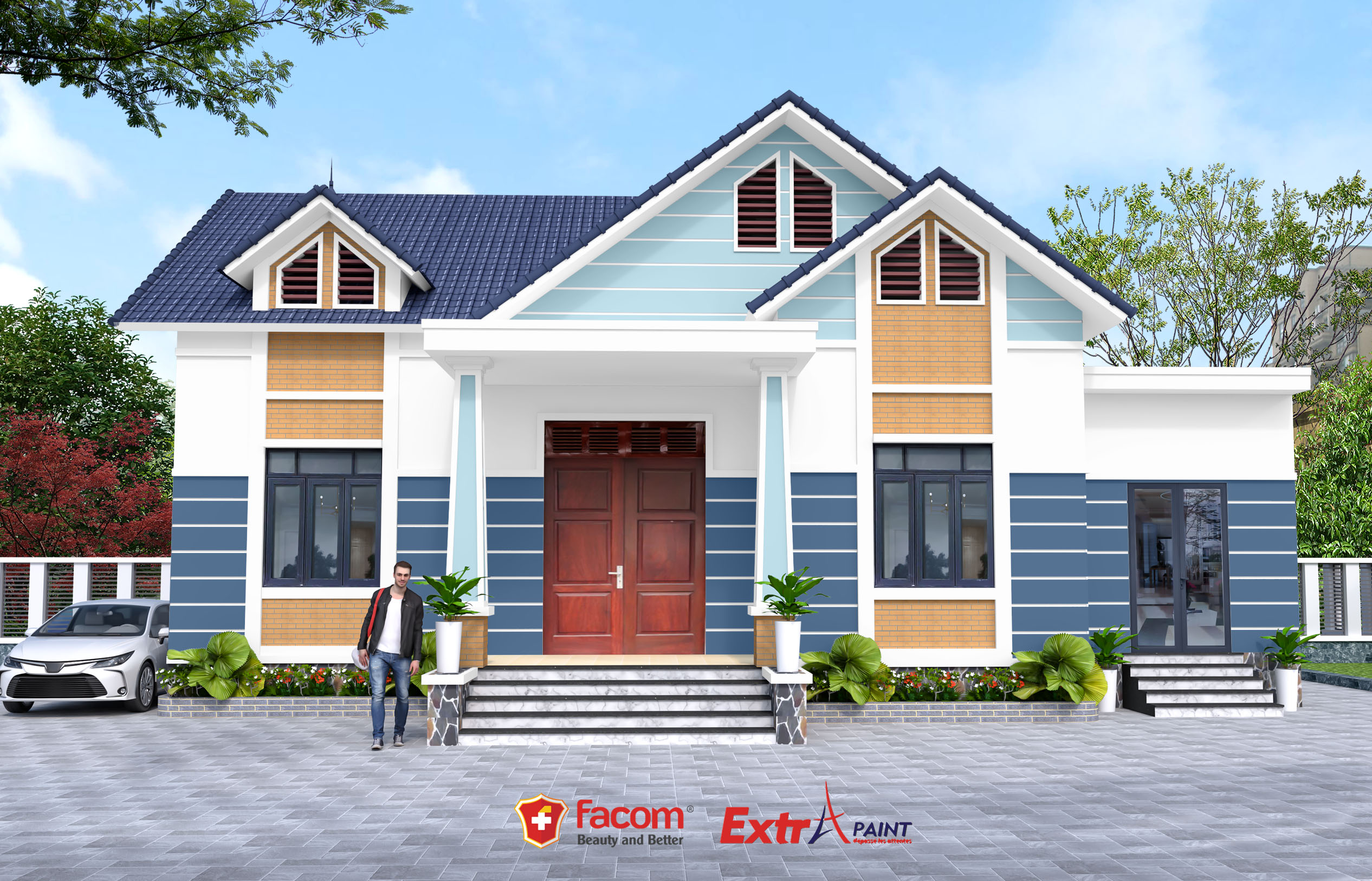 Chọn màu sơn nhà hợp tuổi Đinh Sửu