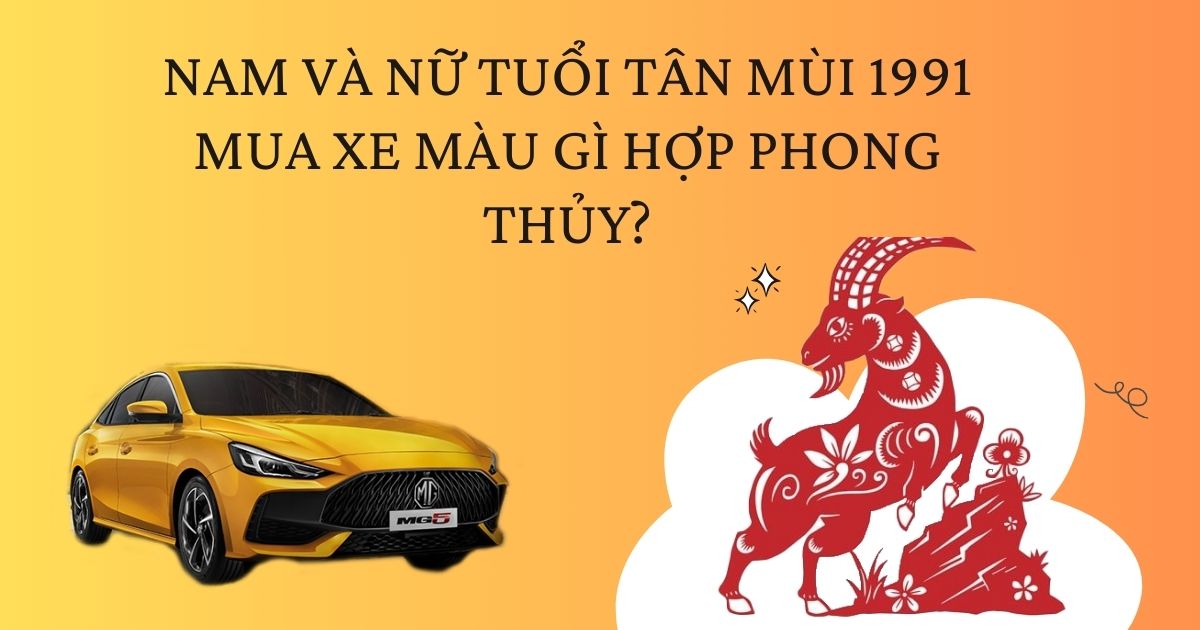 Xe hợp tuổi Tân Mùi 1991
