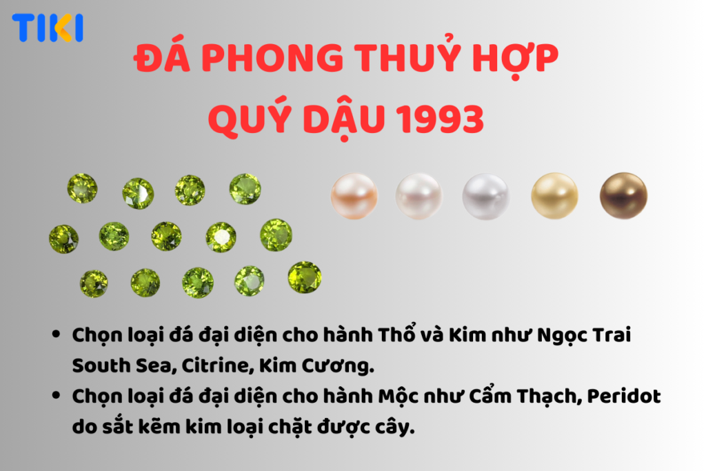 Đá phong thủy màu nâu hợp tuổi 1993