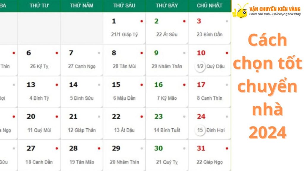 chuyển nhà hợp tuổi phong thủy