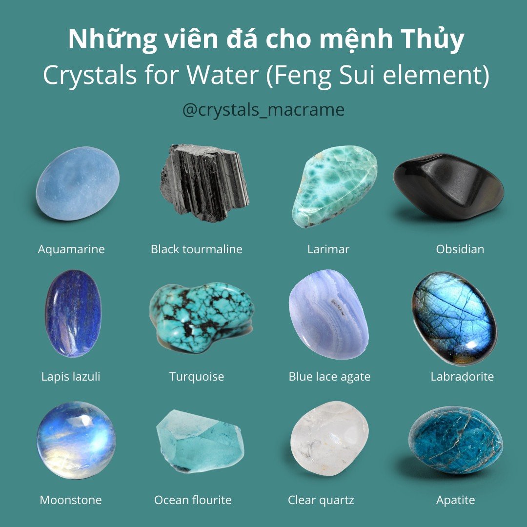 Đá phong thủy cho mệnh Mộc
