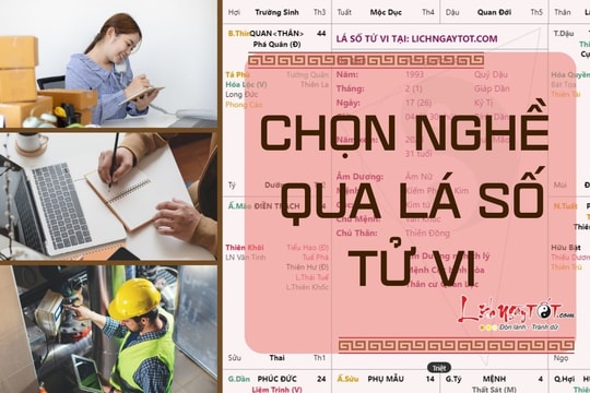 Chọn nghề tự do theo tử vi