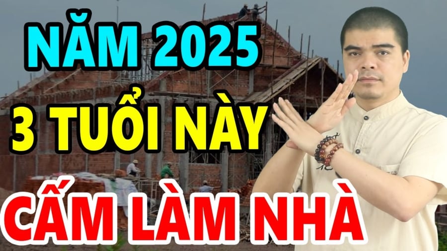 Phong thủy làm nhà năm 2025