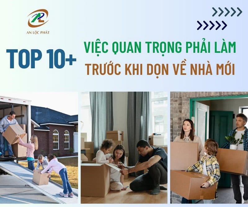 những việc cần làm khi chuyển nhà mới