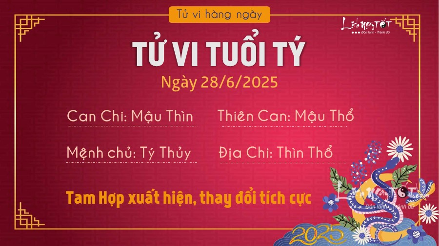Tử vi ngày 28/7/2025 cho 12 cung hoàng đạo