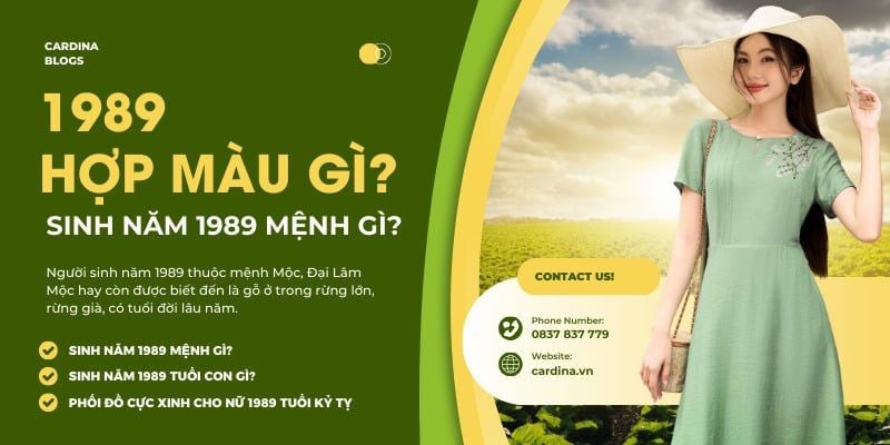 Nữ 1989 hợp màu gì để vượng duyên cưới chồng