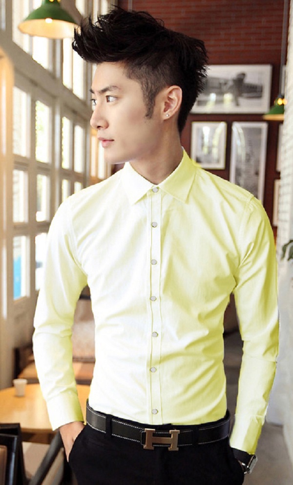 Phong cách thời trang nam sơ mi trắng