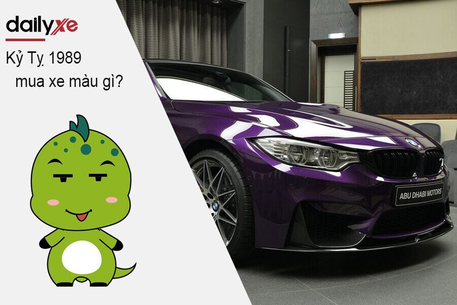 Xe màu hợp tuổi 1989