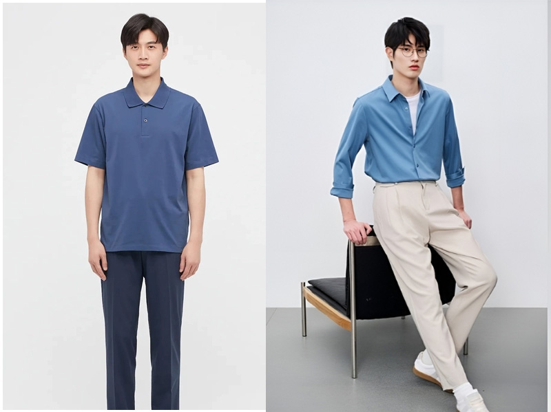 Đầm màu đen hoặc xanh navy