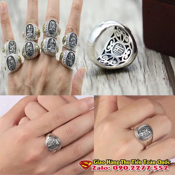 Nhẫn bạc phong thủy cho tuổi Giáp Tuất
