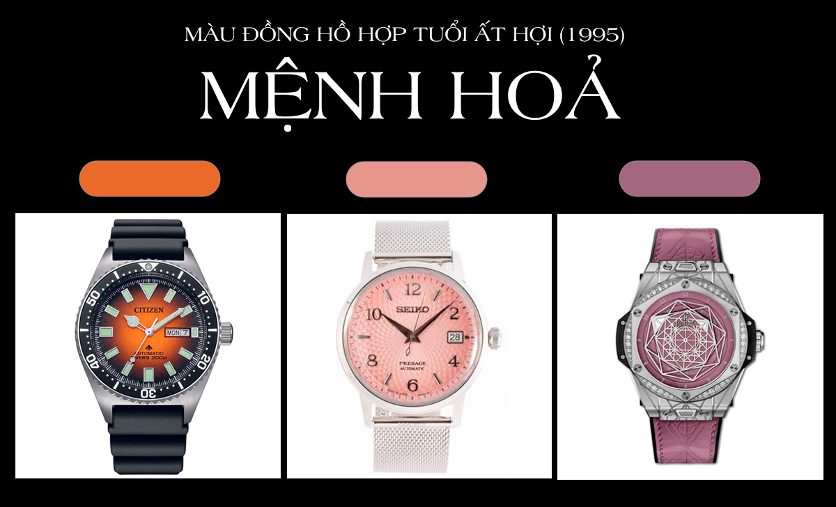 Mẫu đồng hồ hợp tuổi Ất Hợi