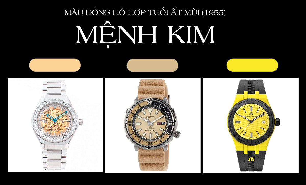 Đồng hồ hợp tuổi Ất Mùi