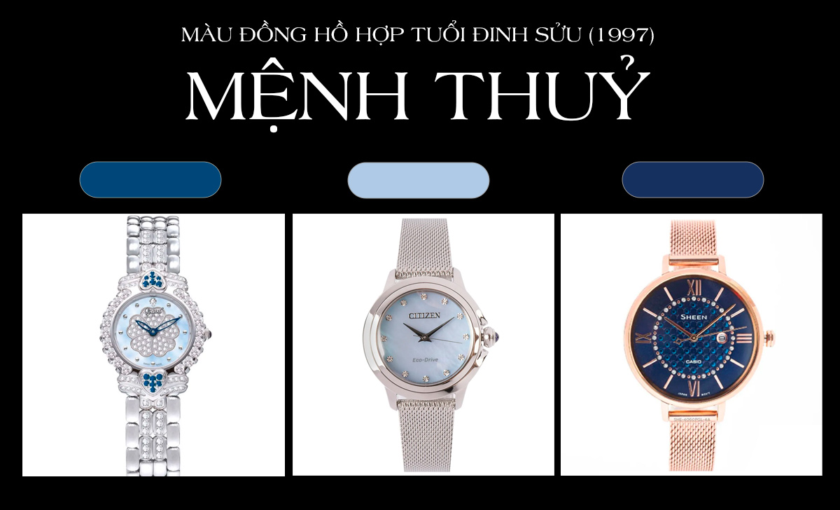 Đồng hồ hợp tuổi Đinh Sửu