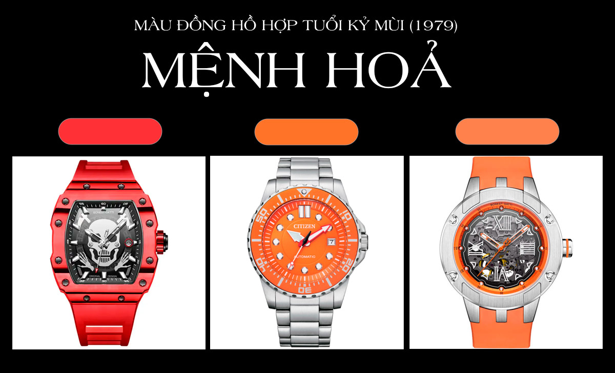 Đồng hồ hợp tuổi Kỷ Mùi