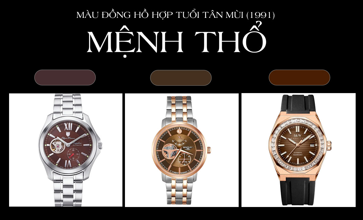 Đồng hồ hợp tuổi Tân Mùi