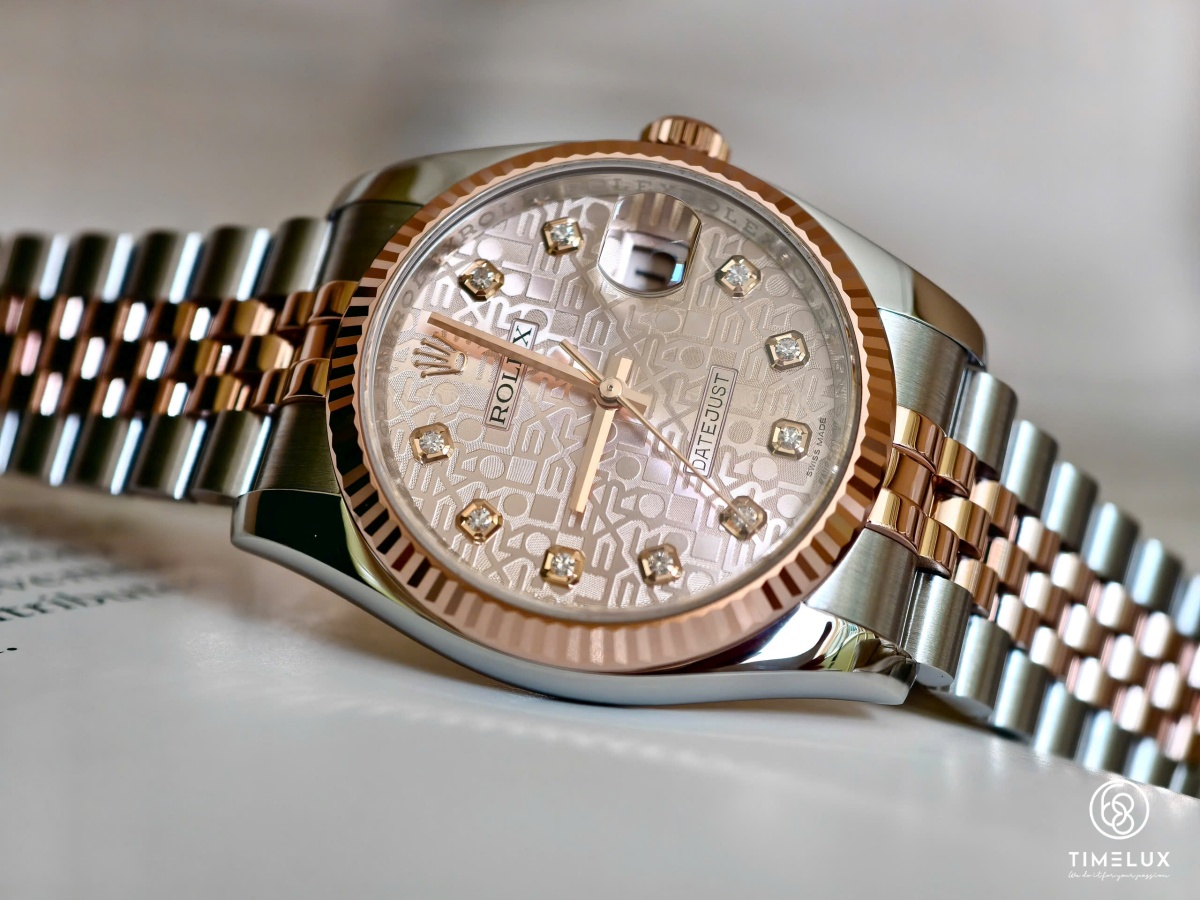 Rolex Datejust 116231 Rosegold Steel