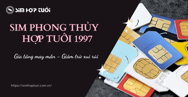 Sim phong thủy hợp tuổi 1997