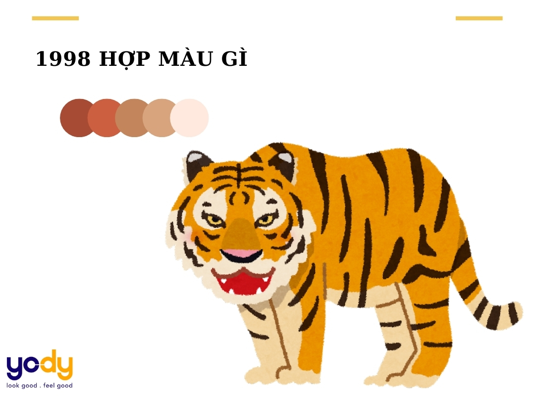 Tuổi 1998 hợp màu gì