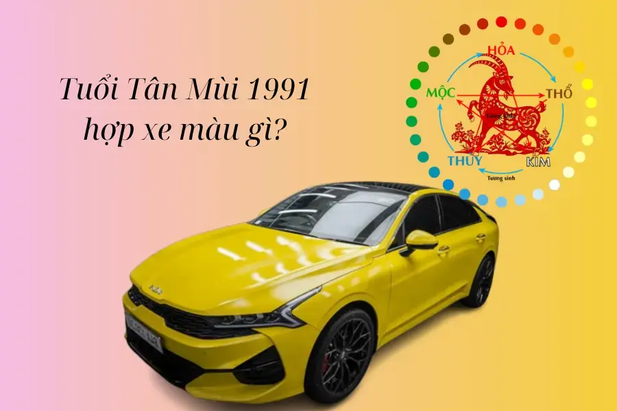 Tuổi 1991 không nên mua xe màu xanh